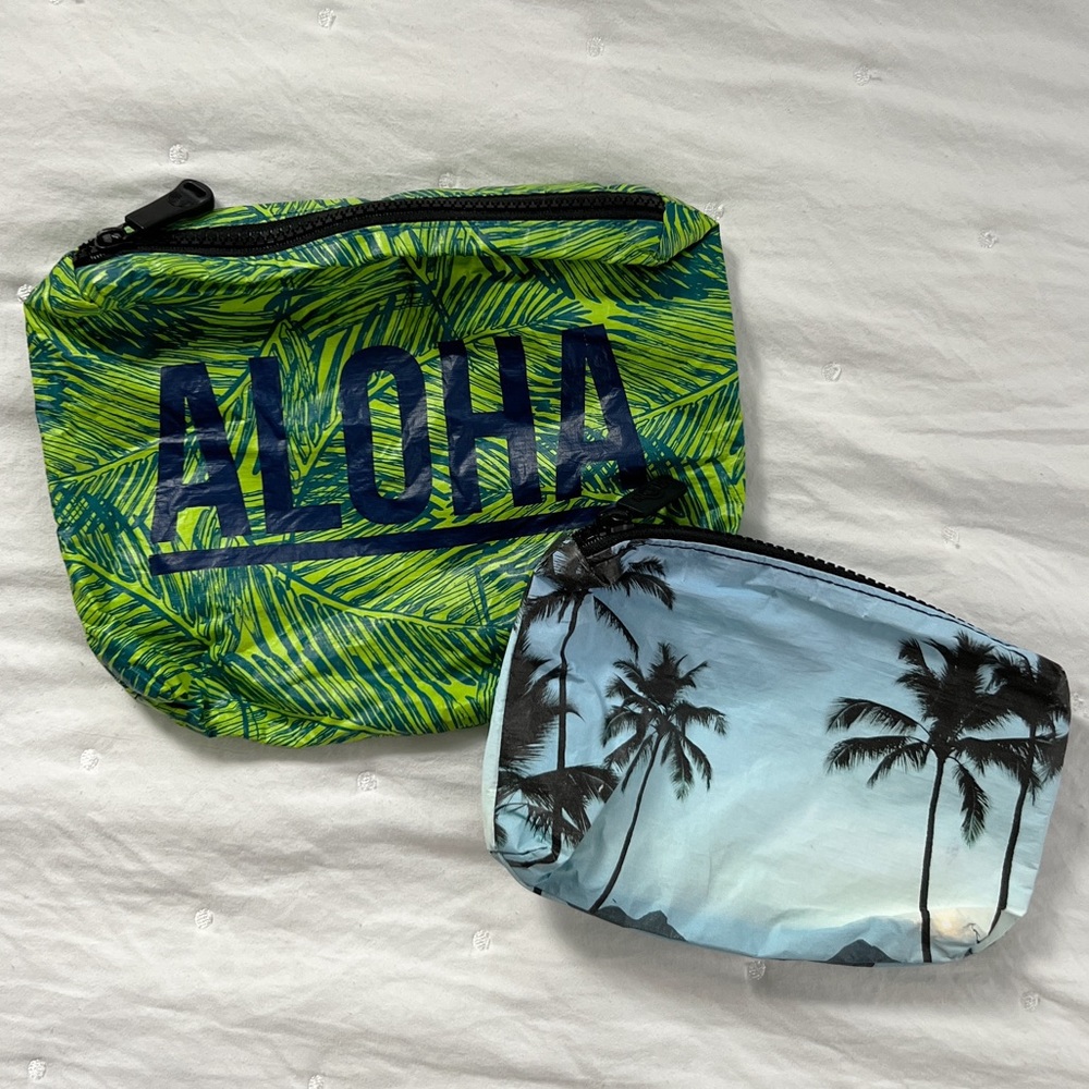 2 ALOHA collection waterproof pouches